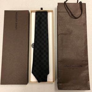 Louis Vuitton Damier Noir Tie